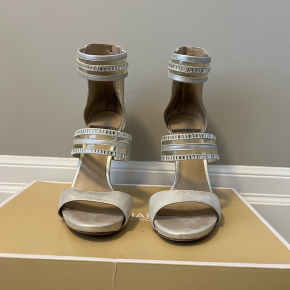 Marciano Silver High Heels - Picture 4 of 11